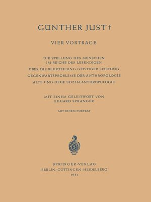 cover image of Vier Vorträge